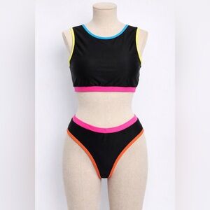 Colorful Women's Swim Set